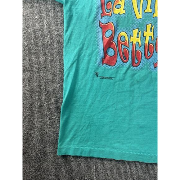 Vintage Single Stitch Betty Poop T Shirt Livin La Vida Betty 1999 Size XL - Picture 5 of 10